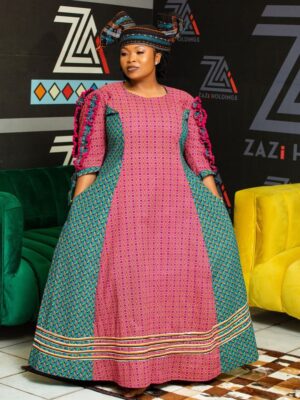 Imbali Patterned Maxi Dress