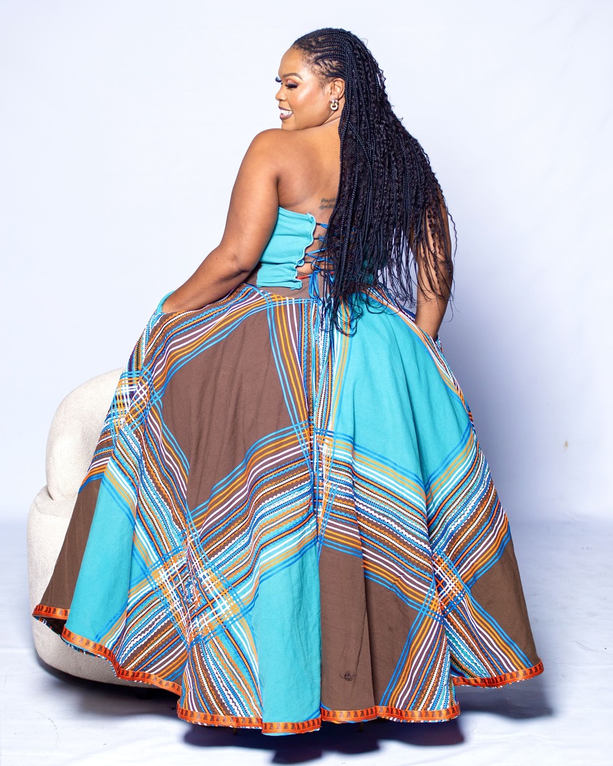 Msinga Paneled Tulle Dress - Image 4