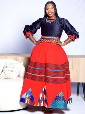 Zazi Blouse and Skirt Ensemble