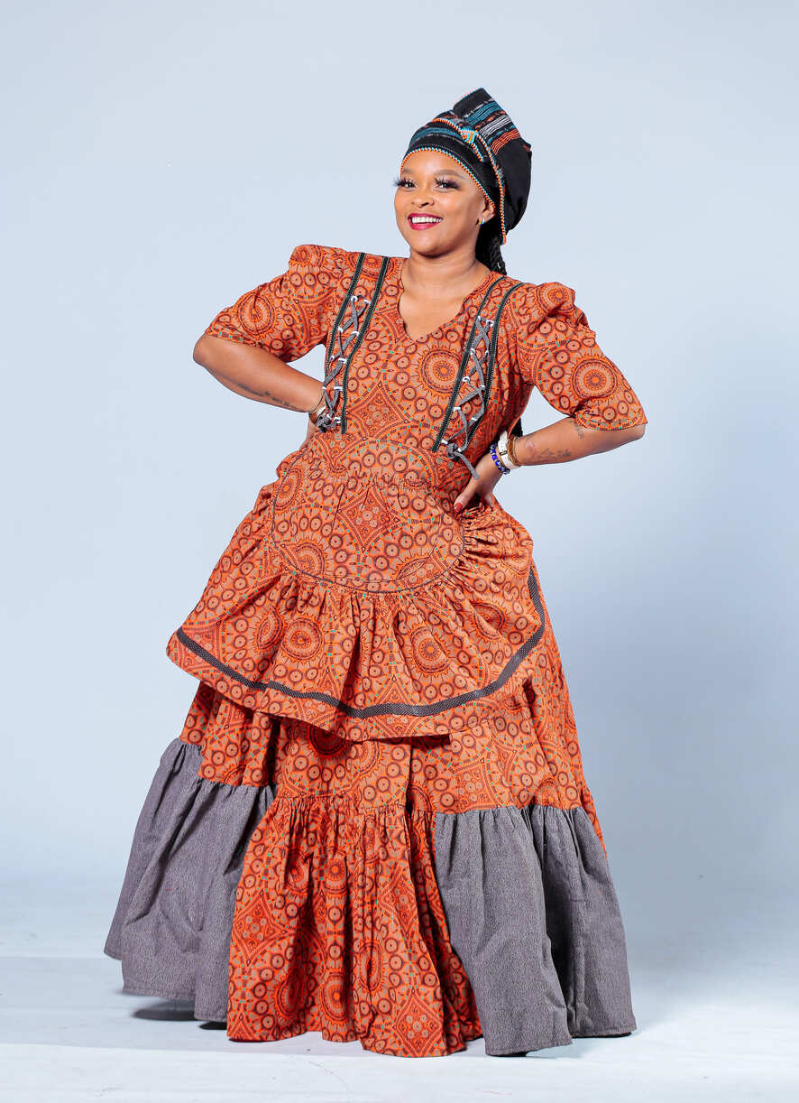 Khazimula Ruffled Tier Dress - Image 2